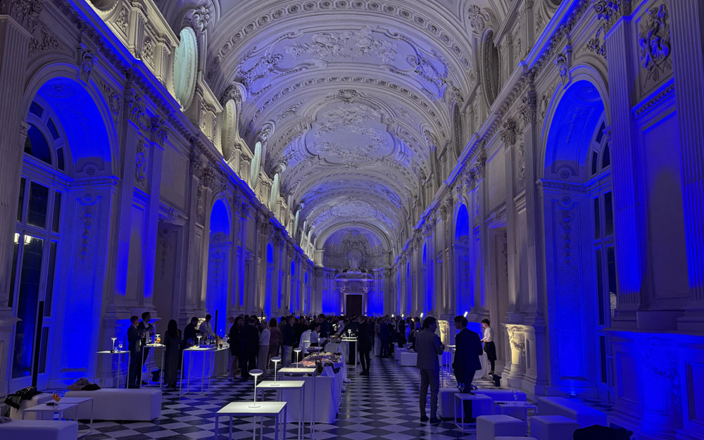 Sala Diana della Reggia di Venaria durante l'evento di Banca Reale